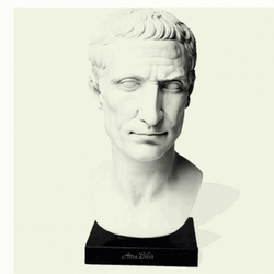 Caesar Portrait Changed To Mr. Bean GIF