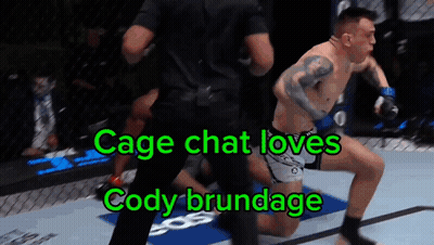 Cage Chat Loves Cody Brundage Boxing Match GIF