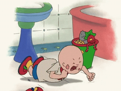 Caillou Crawling GIF