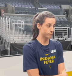 Caitlin Clark Coy Expression GIF