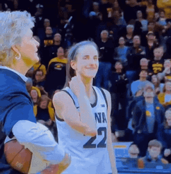 Caitlin Clark Heart Hand Signal GIF