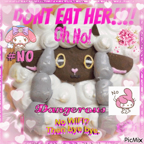 Cake Saying Dont Eat Her Oh No GIF