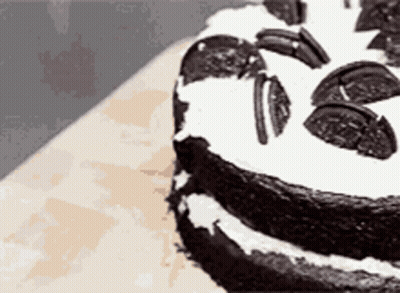 Cake With Oreos GIF