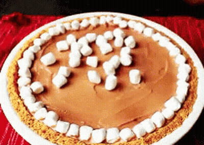 Cake With Strawberries Decorated With Whipped Cream GIF