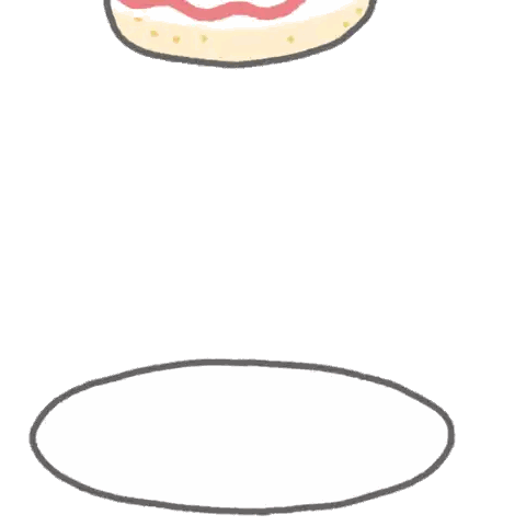 Cake With Strawberry On Top Sticker
