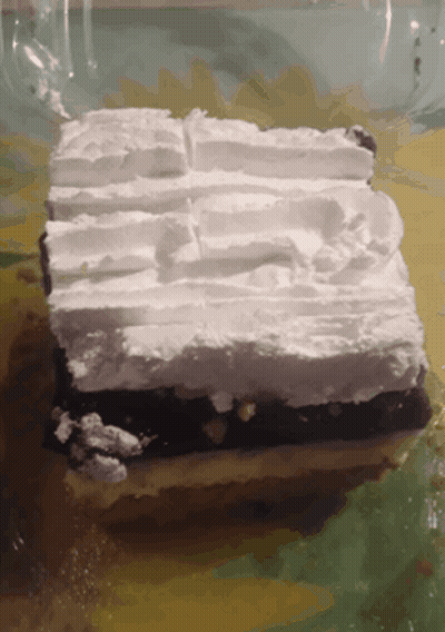 Cake With Whipped Cream GIF