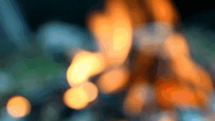 Calcifer In A Campfire GIF