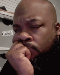 Calculating Guy Hmmmm GIF