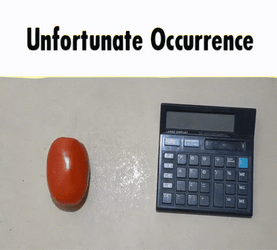 Calculator Unfortunate Occurrence GIF