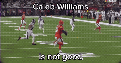 Caleb Williams Bad Football Game GIF