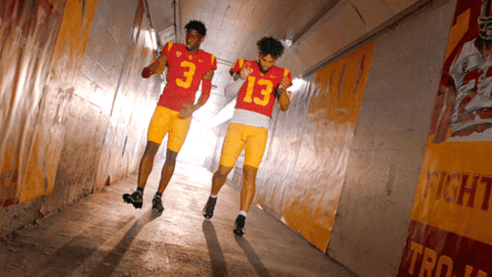 Caleb Williams Before The Game GIF