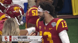 Caleb Williams Being Excited GIF