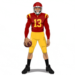 Caleb Williams Cartoon In Motion GIF