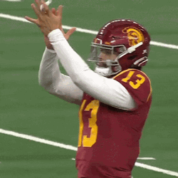 Caleb Williams Clapping On The Game GIF