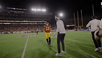 Caleb Williams During The Game GIF