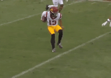 Caleb Williams Making It To The Goal GIF