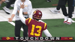 Caleb Williams On Game Break GIF