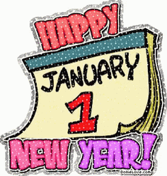 Calendar Happy New Year Animated GIF