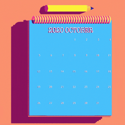 Calendar Saying Make A Plan To Vote Early GIF