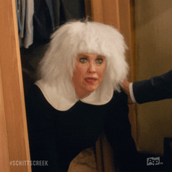 Calgon Take Me Away Peeking Catherine Ohara GIF