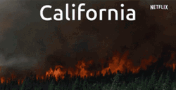 California Largest Wildfires GIF