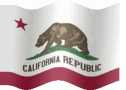 California Republic Flag GIF