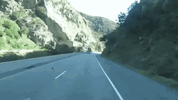 California Road Mountains GIF