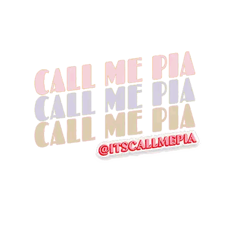 Call Me Pia Sticker