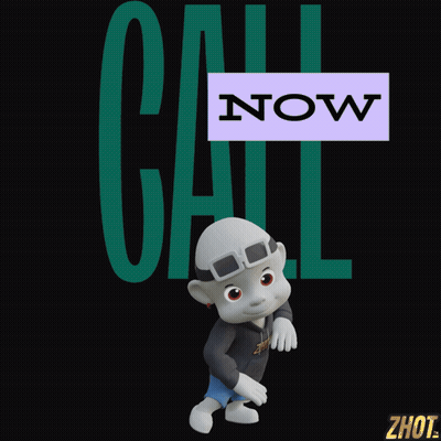 Call Now Cartoon Character GIF