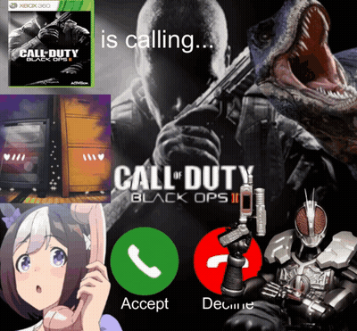 Call Of Duty Black Ops II Being Called GIF