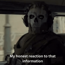 Call Of Duty Ghost Honest Reaction GIF