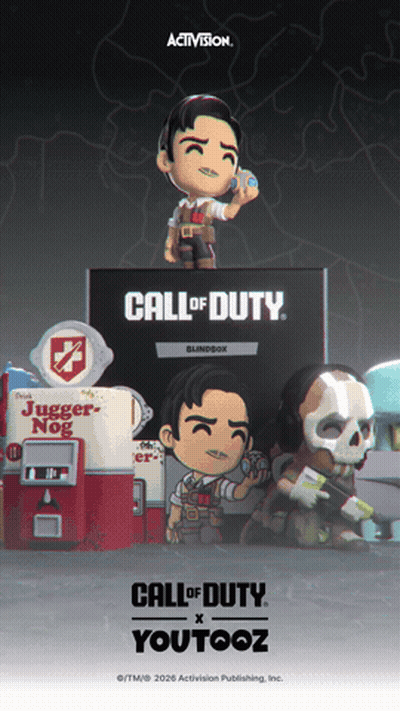 Call Of Duty X Youtooz Poster Cartoon Character GIF
