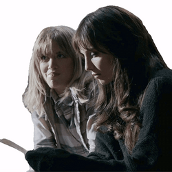 Called It Two Girls Reading GIF