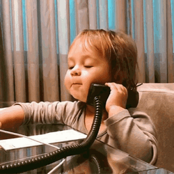 Calling Cute Kid Orayt Oh Right GIF