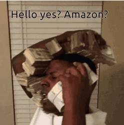Calling For Amazon Tons Money Meme GIF