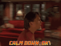 Calm Down Doc Brown  GIF