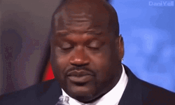 Calm Down Drink Water Shaquille O'Neal GIF
