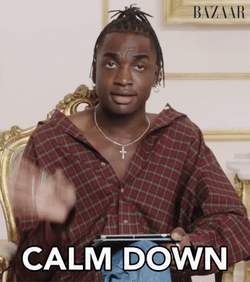 Calm Down Queer Rickey Thompson GIF