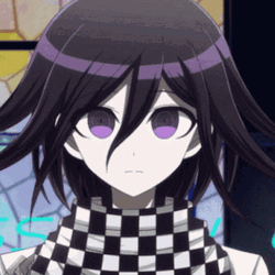 Calm Kokichi Talking  GIF