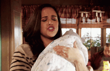 Calming Baby Brooklyn Nine-Nine Amy GIF