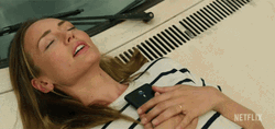 Calming Deep Breaths Laura Haddock GIF