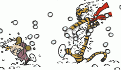 Calvin And Hobbes Snowball Fight
