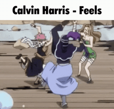 Calvin Harris Feels Group Dancing GIF