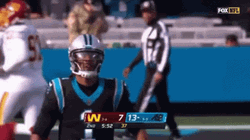 Cam Newton Chest Pump GIF