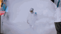 Cam Newton Dramatic Arena Entrance GIF