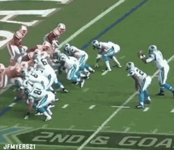 Cam Newton Kick Off Scuffle NFL GIF