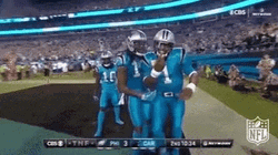 Cam Newton Playful Open Heart Gesture GIF