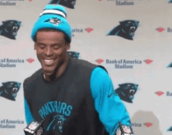 Cam Newton Prescon Big Grin GIF