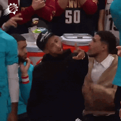 Cam Payne Bench Dancing GIF