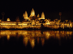 Cambodia Angkor Wat At Night GIF